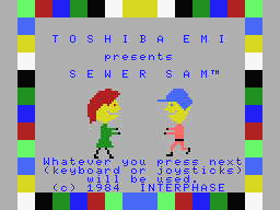 Sewer Sam screenshot 2 for MSX